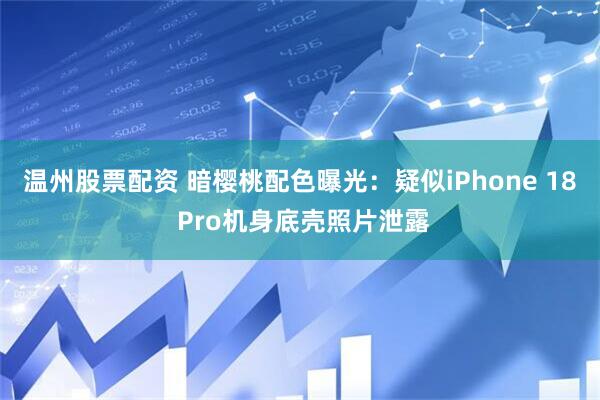 温州股票配资 暗樱桃配色曝光：疑似iPhone 18 Pro机身底壳照片泄露